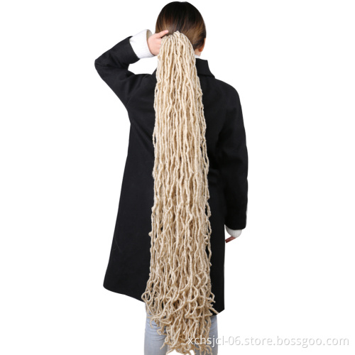 Long Soft Dread Lock faux locs crochet hair extensions Dread Lock Synthetic Braiding Hair bobbi boss nu locs